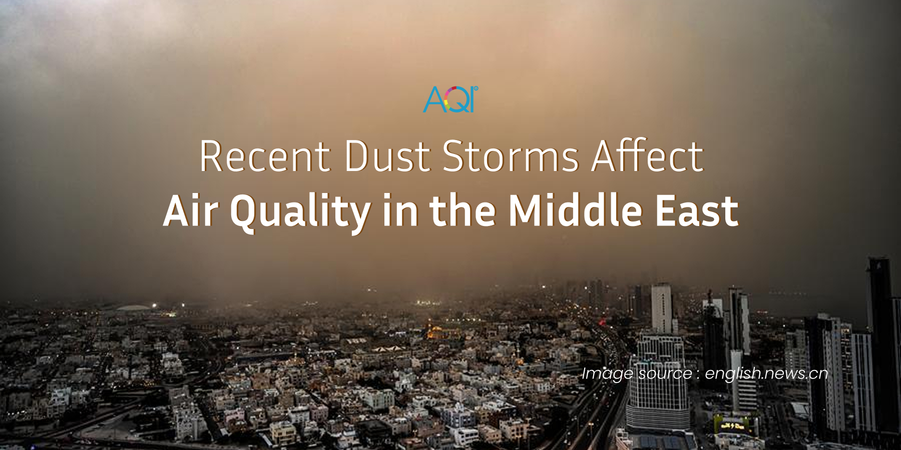How Recent Dust Storms Affected Air Quality Across the Middle East